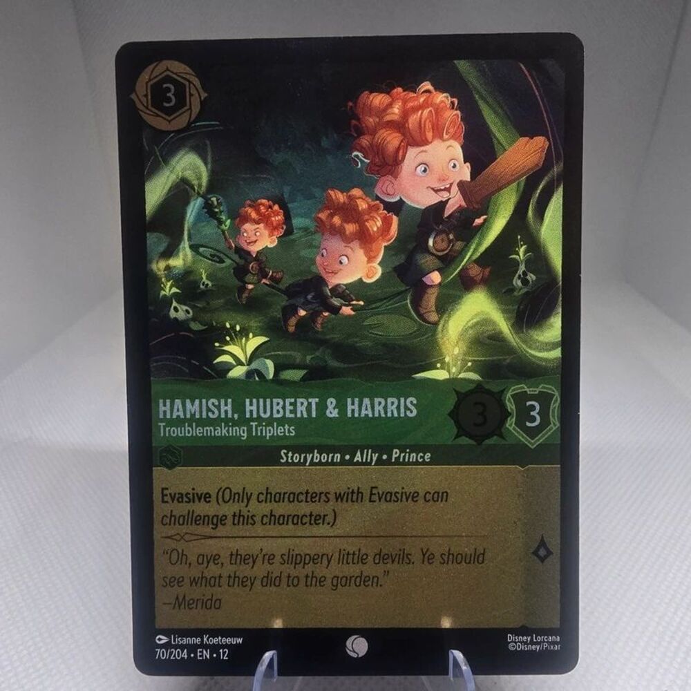 Hamish,hubert & harris [foil] #70 Lorcana wilds Unknown